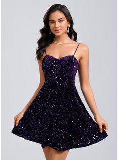 JJ's House Sequin Sweetheart Fall Spring Summer A-line Plus General Back Zip Coquette Vintage Sparkle & Shine Sexy Other Colors Height:5.8ft（176cm） Bust:32in（82cm）Waist:24in（61cm）Hips:35in（89cm） No Short Purple Spaghetti Straps Homecoming Dress. #JJ's House #Sequin #Sweetheart #Fall #Spring #Summer #Aline #Plus #General #BackZip #Coquette #Vintage #Sparkle&Shine #Sexy #OtherColors #No #Short #Purple #SpaghettiStraps #HomecomingDress Hoco Dresses Purple Dark, Shiny Homecoming Dress, Euphoria Homecoming Dress, Purple Birthday Dress Short, Whimsigoth Homecoming Dress, Plum Homecoming Dress, Dark Purple Hoco Dresses Short, Hoco Dresses Medium Length, A Line Hoco Dress