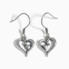 Weight: 2.18 gWidth: 12 mmHeight: 13 mmThickness: 2 mmMaterial: Plating Color: Valentine's Day Classic Dangle Earrings, Classic Dangle Earrings For Valentine's Day, Classic Valentine's Day Dangle Earrings, Silver Double Heart Classic Earrings, Silver Classic Double Heart Earrings, Valentine's Day Double Heart Classic Earrings, Valentine's Day Classic Double Heart Earrings, Classic Sterling Silver Earrings For Mother's Day, Valentine's Day Round Earrings With Ear Wire