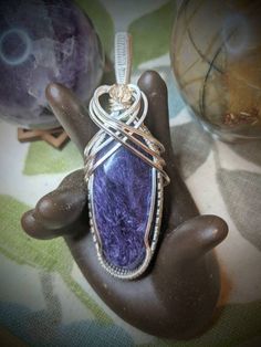 Check out this item in my Etsy shop https://www.etsy.com/listing/1076131014/charoite-large-pendant-with-sparkling Full Weave, Tarnished Silver, Sparkling Crystal, Blood Pressure, Crystal Beads, Aura, Jewelry Necklace Pendant, Gemstone Rings, Chain Necklace