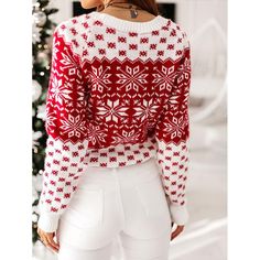 Buy More! Save More!



Unit  CM Red And White Christmas, Snowflake Sweater, Christmas Sweaters For Women, Sweater Season, Mode Casual, Thick Sweaters, Long Sleeve Knit Sweaters, Christmas Knitting, Christmas Fashion