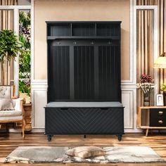 a living room filled with furniture and a fire place next to a wall mounted tv