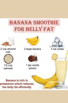 Reduce Tummy Fat, Fat Burner Smoothie, Fat Burning Smoothie Recipes, Flat Belly Foods, Fat Burning Smoothies, Health Smoothies, Fat Burner Drinks, Healthy Smoothie