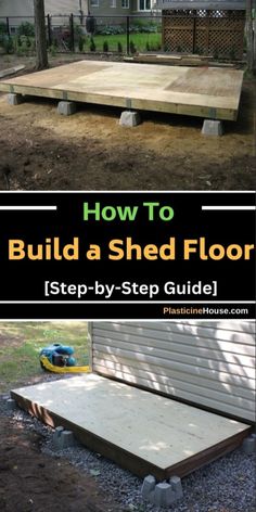 how to build a shed floor step by step guide