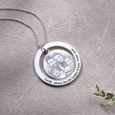 Our Circular Ring Photo Engraved Pendant Necklace lets you freeze a moment in time to wear and cherish. Add your photo to the front of the round charm. The larger outer circular ring can be engraved with names or a message up to 60 characters long. Personalize the reverse side of the round photo charm with a meaningful message or date up to 30 characters! Meticulously hand crafted from brilliant .925 Sterling Silver. A great gift for Mother's Day, anniversary, family members or anyone you love. Cheap Sentimental Necklace With Round Pendant, Cheap Etched Round Pendant Necklaces, Cheap Round Pendant Necklace For Father's Day, Round Stainless Steel Jewelry With Engraving Option, Personalized Round Pendant Jewelry, Personalized Round Stainless Steel Jewelry, Round Locket Jewelry For Personalized Gift, Personalized Round Locket Jewelry Gift, Personalized Round Locket Jewelry