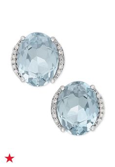 You can’t go wrong with aquamarine and diamond accented studs for your the Pisces in your life. Wish her a happy birthday with these gems created in 14k white gold. Shop now at macys.com! Birthday Wishes For Her, Aquamarine Studs, Costume Jewelry Rings, Aquamarine Earrings, Jewelry Post, Aquamarine Jewelry, White Gold Jewelry, Natural Earth, Sea Glass Jewelry