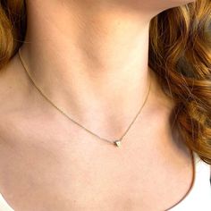 14K Gold Heart Necklace Heart Jewelry Dainty Heart Necklace - Etsy Puffed Heart Necklace, Dainty Heart Necklace, Heart Necklace Gold, Heart Pendent, Tiny Heart Necklace, Jewelry Promotion, Gold Heart Pendant, Jewelry Dainty, Heart Pendant Gold