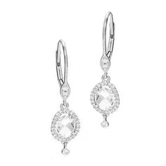 White Topaz and Diamond Earrings-Meira T-Swag Designer Jewelry Julie Vos Jewelry, Julie Vos, Bezel Diamond, Selling Jewelry, White Topaz, Designer Jewelry, White Gold Diamonds, Gold Diamond, Beautiful Jewelry