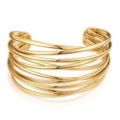 PRICES MAY VARY. Chunky Gold Cuff Bracelets: ENSKEFEN gold cuff bracelet features a modern and chic multi-layer cross wire and open cuff design, unique wide open cuff bangle is classic in style. It is the ultimate statement piece that will make you stand out from the crowd. Multi-layer Cross Wire Cuff Bracelet: ENSKEFEN wide cuff bracelets are made of 18K gold-plated brass, lead-free, nickel-free and hypoallergenic. The gold cuff bracelet is lightweight and comfortable design making it easy to w Gold Cuff Bracelets, Chunky Cuff Bracelet, Chunky Gold Bracelet, Arm Cuff Bracelet, Wire Bangle Bracelets, Open Bangle Bracelet, Gold Cuff Bracelet, The Bangles, Chunky Bracelet