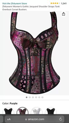 a corset is shown on the app store's website, and it appears to be for sale