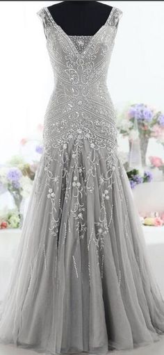 Modest Prom Dresses, Grey Prom Dress, Modest Prom, Mother Of Groom Dresses, Wedding Clothes, Prom Dresses Modest, Mob Dresses, Gowns Prom, Beauty Dress