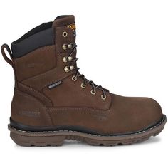 Carolina Dormite 8-Inch Brown WP 600G Comp Toe Work Boot Brown Waterproof Snip Toe Boots Impact Resistant, Brown Impact Resistant Work Boots With Snip Toe, Brown Impact-resistant Snip Toe Work Boots, Brown Snip Toe Work Boots Impact Resistant, Impact Resistant Brown Safety Boots, Impact-resistant Brown Boots For Safety, Brown Steel Toe Work Boots With Snip Toe, Insulated Work Boots With Round Toe For Outdoor, Insulated Work Boots For Outdoor Work