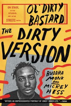 the dirty version poster with an image of a man's face in black and yellow