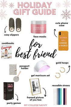 the holiday gift guide for best friend