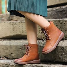 Spring Autumn Casual Martin Boots |Gift Shoes 34-42 November New 2019 97.19 Autumn Boots, Platform Boots Chunky, Summer Boots, Oxford Boots, Spring Boots, Chunky Heels Boots, Autumn Casual, Leather Oxford Shoes, Leather Flat Shoes