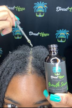 Dread House Growth Serum: Unleash Your Hair's Potential! ✨ Our premium hair growth serum, crafted for locs and dreadlocks, is formulated to meet a multitude of needs. From promoting growth and scalp health to thickening strands and providing essential nutrients, our serum is tailored to ensure vibrant and strong locs and dreadlocks. Discover the secret to vibrant, thriving locks with our Dread House Growth Serum - a pure, all-natural elixir crafted to stimulate slow-producing hair follicles and Hair Thickening Oil, Regrowth Hair, Serum Hair, Thyme Oil, Healthy Hair Journey, Black Castor Oil, Hair Growth Serum, Black Seed Oil, Oil Hair