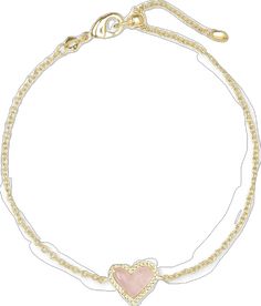 Rose Gold Chain Bracelet For Valentine's Day, Rose Gold Heart Chain Bracelet For Valentine's Day, Valentine's Day Rose Gold Adjustable Chain Bracelet, Rose Gold Adjustable Chain Bracelet For Valentine's Day, Adjustable Heart Bracelet With Delicate Chain For Valentine's Day, Rose Gold Chain Bracelet With Heart Charm, Rose Gold Heart-shaped Bracelet With Adjustable Chain, Feminine Gold Bracelets For Valentine's Day, Heart-shaped Rose Gold Bracelets With Adjustable Chain