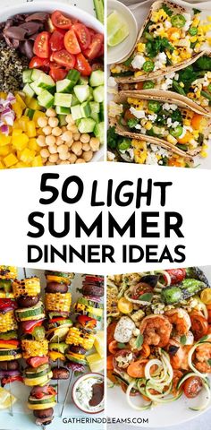 the ultimate collection of summer dinner ideas