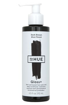 What it is: A semi-permanent hair color in a deep conditioning base that works by staining the outside of the hair with pigment.Who it's for: Natural or color-treated hair.What it does: Gloss+ boosts color with hydrating ingredients that leave hair soft, shiny and illuminated, without the hassle of mixing and without harsh peroxide or ammonia. Gloss+ is intended to enhance and deepen your current hair color, not to create dramatic hair color changes or cover grays. Use when color is lacking shin Dramatic Hair Color, Dramatic Hair Colors, Dramatic Hair, Semi Permanent Hair Color, Deep Conditioning, Permanent Hair Color, Deep Conditioner, Colored Highlights, Color Treated Hair