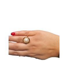 This elegant Pearlin' Ring features a lustrous pearl and two sparkling diamonds set in a delicate gold band that is adjustable. The timeless design and high-quality materials make it a perfect addition to any jewelry collection. Elevate any outfit and exude sophistication with this beautiful ring. Elegant Pearl White Promise Ring, Elegant Open Pearl Ring For Anniversary, Timeless Crystal Ring As A Gift, Classic Gold Open Ring Opal Ring, Classic Gold Opal Open Ring, Timeless Gold Pearl Promise Ring, Gold Timeless Pearl Promise Ring, Elegant Gold Opal Open Ring, Elegant Adjustable Bypass Ring