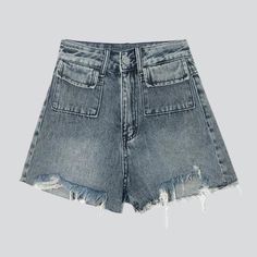 Welcome to the 2023 Summer Collection! Step into a world of aged allure and today's spirited trendy pulse with our Distressed Raw Hem Denim Shorts. Crafted from luxe denim. these rebellious-style. wide-leg shorts boast a high-waisted cut and a zipper & button closure. perfect for showcasing sun-kissed skin and radiant confidence no matter the occasion.Why These Shorts Make the Perfect Summer StatementLook effortlessly cool and rock every summer gathering with an ensemble that perfectly balances Trendy Cutoff Jeans With Built-in Shorts, Ripped High-waisted Jean Shorts In Dark Wash, Ripped Dark Wash High-waisted Jean Shorts, Dark Wash Distressed Cutoff Jean Shorts, Relaxed Fit High Rise Shorts With Frayed Hem, High Rise Relaxed Fit Shorts With Frayed Hem, Dark Wash Distressed Jean Shorts, High Rise Shorts With Frayed Hem And Relaxed Fit, Distressed Dark Wash Jean Shorts