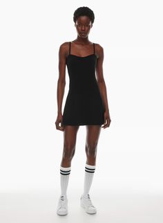 BUTTER TENNIS SPORTS DRESS | Aritzia Fitted Sleeveless Tennis Dress With Built-in Bra, Summer Athleisure Dresses With Built-in Bra, Sporty Spring Dresses With Built-in Bra, Fitted Tennis Dress With Built-in Bra For Spring, Mini Tennis Dress With Built-in Bra For Workout, Sporty Mini Dress With Built-in Bra For Workout, Black Tennis Dress With Built-in Bra For Summer, Black Summer Tennis Dress With Built-in Bra, Fitted Tennis Dress With Built-in Bra For Summer