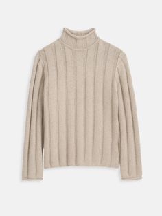 Mateo Roll Neck Sweater In Ribbed Wool Cotton – Alex Mill Alex Mill, Heel Accessories, Roll Neck Sweater, Favorite Sweater, Mock Turtleneck, Roll Neck, Denim Pant, Wool Yarn, Sweater Skirt