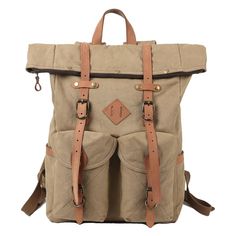 Discover adventure with this stylish canvas laptop backpack, combining rugged durability with a timeless design. Perfect for daily use or explorations, it features: Durable Build: Made from waxed cotton canvas and crazy horse leather, this 25-liter backpack is built to last. Versatile Design: Modern vintage look available in five colors, fitting any outfit and situation. Tech-Friendly: Padded pockets for laptops and essentials keep you connected on the go. Features: Lightweight & Robust: Weighs Leather Backpack Handbag, Tactical Wallet, Waxed Canvas Backpack, Travel Rucksack, Women Leather Backpack, Stylish Backpacks, Canvas Messenger Bag, College Style, Roll Top