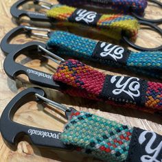 In our ongoing effort to offset the impact we have on the planet, we introduce to you the Eldo Upcycled Climbing Rope Keychain. We bring in retired rock climbing ropes, de-core them, wash them, then sew them into this groovy, colorful, and heavy-duty key ring attachment. Features a standard black metal key ring, along with a rad snap carabiner that features a bottle opener When ordering, keep in mind these are all one-of-a-kind sections from random ropes, and the colors are always changing, so y Upcycled Climbing Rope, Rope Keychain, Climbing Rope Crafts, Climbing Rope Bag, Rock Climbing Rope, Edc Keychain, Techno Gadgets, Key Bottle Opener, Men Mode