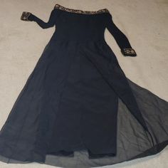 Preowned In Excellent Condition...Just Awesome...Ruched Top With Beaded And Sequined Detailing At Shoulders And Wrist Area...Column With Sheer Overlay...Zippered Back...Saks 5th Gown Made In England For A Queen Off Shoulder Gown, Sheer Overlay, Ruched Top, Size 8 Dress, Saks Fifth, Saks Fifth Avenue, Vintage Dresses, Off Shoulder, England