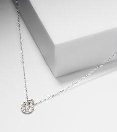 Floating 18kt white gold necklace with diamonds in silver - Persee | Mytheresa White Gold Necklace, White Gold Necklaces, Fine Jewellery Necklace, Designing Women, Clothing And Shoes, Floating, Jewelry Accessories, Bag Accessories, Gold Necklace