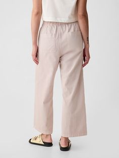 Mid Rise Wide-Leg Utility Pants Wide Leg Cropped Pants Outfit, Wide Leg Khaki Pants, Modest Pants, Cropped Pants Outfit, Comfy Trousers, Utility Jeans, Climbing Pants, Utility Pockets, Utility Pants