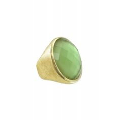 Marcia Moran Martzia Oval Stone Statement Ring -18k gold plated band -Large Oval Stone -Size 7 or 8 please specify This ring "Rocks"-Literally! Wide choice of semi-precious stones About Designer: Marcia Moran is the owner and founder of Marcia Moran jewelry designs. She began importing Brazilian Jewelry from different local Brazilian designers and later became the designer of some pieces of her new jewelry collection.Marcia's eye-catching, contemporary jewelry is made of either brushed 18kt gold Modern Gold Ring With Large Stone, Modern Gold Rings With Large Stone, Gold Ring With Large Oval Cabochon Stone, Modern Rings With Large Oval Cabochon Stone, Gold Oval Ring With Large Stone, Gold Oval Faceted Ring, Oval Gold Faceted Rings, Modern Gold Oval Opal Ring, Gold Emerald Ring With Large Oval Stone