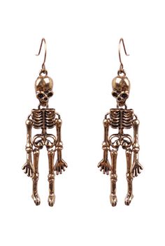 Halloween style skull earrings, perfect for adding a pop of color to the holiday, surprise your friends and family with these unique earrings. Skull Hanging, Skeleton Earrings, Bone Earrings, Punk Earrings, Gothic Vintage, Retro Punk, Vintage Skull, Halloween Vintage, Alloy Earrings