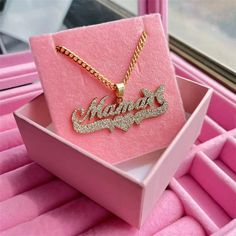 Item: 2023NE0247 Material: Copper Color: Gold Chain Length: 14",16",18",20",22" Process: Gold Plated Recipient: Women, Mom, Wife, Girl Friend, Children Product Type: Personalized Jewelry Gift Type: Necklace Occasions: Valentine's Day, Mother's Day, Christmas, Birthday, etc Necklace Type: Name Necklace Brand: Silviax Jewelry Gold Name Necklace For Party Gift, Gold Name Necklace For Party And Gift, Gold Name Necklace For Party And Gift Occasions, Anniversary Name Necklace For Valentine's Day, Valentine's Day Name Necklace With Chain, Personalized Charm Necklaces For Party, Mother's Day Pendant Necklaces With Chain, Mother's Day Pendant Necklace With Chain Detail, Anniversary Name Necklace With Chain