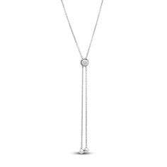 This versatile boule bolo necklace adjusts to suit any style and any outfit. Sterling silver Polished, hollow boule pendant Cable chain with sliding bolo clasp; adjusts to 30.5 inches Made in Italy From the Italia D'Argento collection Formal Adjustable Lariat Necklace, Classic Lariat Necklace With Adjustable Chain, Classic Silver Lariat Necklace For Formal Occasions, Silver Classic Lariat Necklace For Formal Occasions, Adjustable Length Sterling Silver Jewelry, Adjustable Sterling Silver Drop Necklace, Adjustable Round Pendant Necklace With Polished Finish, Adjustable Polished Pendant Necklace, Classic Lariat Jewelry With Adjustable Length