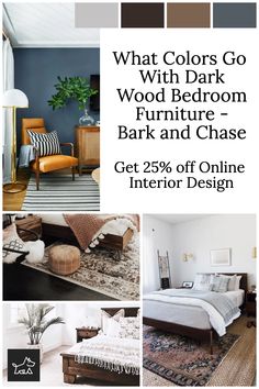 an advertisement for a furniture store with different colors and styles, including white bedding