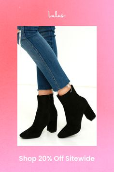 Look forward to the amazing outfits that await you in the Lulus My Generation Black Suede High Heel Mid-Calf Boots! A squared-off toe meets a fitted shaft with a 10"" circumference (made from vegan suede) with a handy zipper at the instep. 3. 5" wrapped block heel. Lightly cushioned insole. Felted rubber sole. All vegan friendly, man made materials. Imported. Lulus | My Generation Black Suede High Heel Mid-Calf Boots | Vegan Friendly. Fall Fitted Heeled Boots With Square Toe, Fitted Square Toe Heeled Boots For Fall, Winter Square Toe Heels With Stacked Heel, Winter Heels With Stacked Heel And Square Toe, Black Fitted Square Toe Heeled Boots, Trendy Square Toe Heeled Boots For Night Out, Trendy Heeled Boots With Square Toe For Night Out, Ankle-high Fitted Heeled Boots For Work, Fitted Ankle-high Heeled Boots For Work