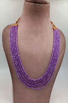 Material: Beads. Mala made up of beads. Most eligible gift for someone you love and someone very special for you. Best gift for your anniversary. Best gift for her Birthday. Necklace : 1 Length : 20 inches  and 22 inches customise as per your choice. Purple Jewelry Set Indian, Wedding Diwali Necklaces With Faceted Beads, Traditional Bridal Necklace For Celebration With Faceted Beads, Traditional Bridal Necklace With Faceted Beads For Celebration, Temple Jewelry Cutdana Beaded Necklaces For Puja, Handmade Temple Jewelry Mala For Wedding, Traditional Beaded Bridal Necklace Gift, Purple Round Beads Jewelry For Festive Occasion, Bollywood Beaded Necklace For Diwali Gift