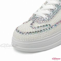 Pearl Leisure Lounging Shoes Trendy Synthetic Closed-toe Sneakers, Trendy Synthetic Closed Toe Sneakers, Slip-on Synthetic Sneakers With Rhinestones, Spring Sneakers With Rhinestones, Casual Rhinestone Sneakers For Spring, Casual Sneakers With Rhinestones And Round Toe, Spring Synthetic Sneakers With Rhinestones, Casual Low-top Sneakers With Rhinestones, Spring High-top Sneakers With Rhinestones