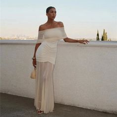 OFF SHOULDER BACKLESS MAXI DRESS – CTRL N U I T Off-shoulder Mesh Dress For Summer Party, Off-shoulder Summer Evening Midi Dress, Summer Party Off-shoulder Mesh Dress, Summer Off-shoulder Mesh Party Dress, Summer Off-shoulder Evening Midi Dress, Chic Bodycon Maxi Dress For Beach, Off-shoulder Stretch Maxi Dress For Prom, Elegant Fitted Off Shoulder Beach Dress, Summer Evening Bodycon Backless Dress