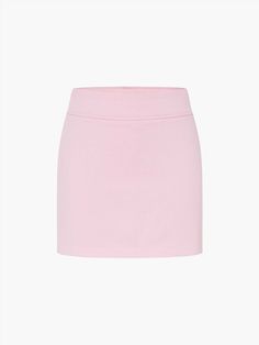 MO&Co. Women's Side Zipped Cotton Skirt Elevate your spring wardrobe with our mini skirt. Made with comfy cotton, its straight cut and romantic pink hue make it chic. Perfect to pair with a basic T-shirt for a pastel spring look. Features : - Inclusive mini A-line silhouette with inner shorts- Wide high waist, side zip design- Mock pockets on each side of the back Code: MBD1SKT004The back length of size S is 36.9cmMATERIALS & CARE Material: 100% CottonREMINDER: All items are measured manually. P Pastel Skirt, Pink Skirts, Zip Design, Spring Look, Pink Skirt, Straight Skirt, Spring Wardrobe, Spring Looks, Basic T Shirt