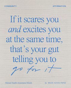 Affirmation
Positive Quotes
Inspirational Quotes
Daily Affirmations It’s Time To Start Dreaming Again, If It Scares You And Excites You, If It Scares You, If It Excites You And Scares Quote, What Scares You The Most, Do The Things That Scare You, Challenging Yourself Quotes, Quotes When You Are Feeling Down, Excitement Aesthetic