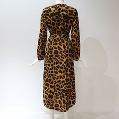 FREE SHIPPING Leopard Dress 2019 Women Chiffon Long Beach Dress Loose Long Sleeve Deep V-neck A-line Sexy Party Dress Vestidos de fiesta JKP153 Long Sleeve Vintage Dresses, Long Sleeve Chiffon Dress, Print Chiffon Dress, Pink Dress Women, Pattern Dress Women, Plus Size Party Dresses, Long Beach Dress, Loose Long Sleeve, Long Sleeve Print Dress