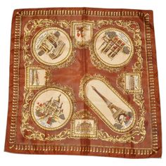 This wonderfully detailed "Elegant Scenes of Paris" silk scarf includes the iconic Concord Airline which flew directly from New York to Paris for the rich and famous. This silk scarf with hand-rolled edges, measures 22 inches by 22 inches. Made in Italy. Rich And Famous, Silk Scarf, Scarf Accessory, In Italy, Fashion Accessories, New York, Paris, Italy, Silk