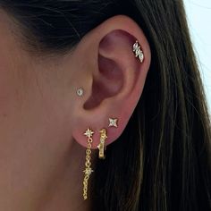 - Star studs - Minimalistic - Hand set clear CZ stones - 14 karat gold or silver plated - Made to last Shooting Star, Star Studs, Shooting Stars, Star Earrings, Cz Stone, Spice Up, Spice Things Up, Silver Plate, Silver Plated