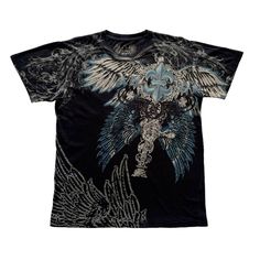 Emo Shirt, Affliction Clothing, Emo Shirts, Roblox Clothing, Alt Clothes, 2000s Clothes, Baggy Clothes, Street Fashion Men Streetwear, Outfit Formulas