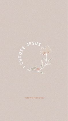 an image of a flower with the words i love jesus