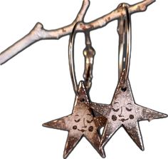 Star Earrings Silver, Black Hoop Earrings, Hanging Stars, Silver Star Earrings, Black Hoops Earrings, Black Star, Star Earrings, Earrings Silver, Silver Earrings