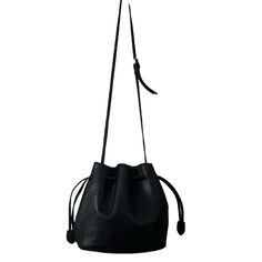 Youna Black Pebble Leather Crossbody Bucket Bag Nwot Please Let Me Know If You Have Any Questions. Thank You! Evening Soft Leather Shoulder Bag In Bucket Shape, Evening Soft Leather Bucket Shape Shoulder Bag, Everyday Leather Bag With Long Strap, Black Hobo Bag With Removable Pouch Bucket Shape, Black Bucket Shoulder Bag With Adjustable Strap, Casual Evening Bucket Bag With Adjustable Strap, Classic Black Bucket Shoulder Bag, Everyday Black Bucket-shape Satchel, Everyday Black Bucket Shaped Satchel