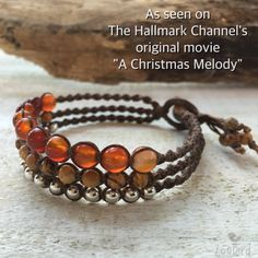 IDEA Multistrand Bracelet, Jewelry Rustic, Orange Bracelet, Carnelian Bracelet, Carnelian Jewelry, Multi Strand Bracelet, Boho Style Jewelry, As Seen On Tv, Healing Crystal Jewelry